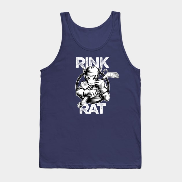 Hockey Rink Rat Tank Top by eBrushDesign